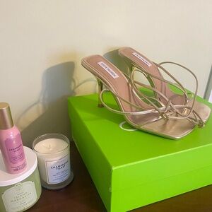 Steve Madden Metallic Gold Heels